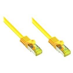 Alcasa 0.15m Cat7 RJ-45 cable de red 0,15 m S/FTP (S-STP) Amarillo