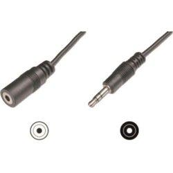 Cable Audio M-CAB (Jack 3.5 mm - 3 m - Negro)