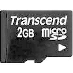 Transcend 2 GB microSD 2GB MicroSD Clase 4 memoria