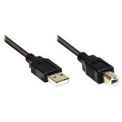 Cable USB ALCASA (USB - 1 m - Negro)