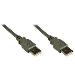 Cable USB ALCASA (USB - 3 m - Gris)