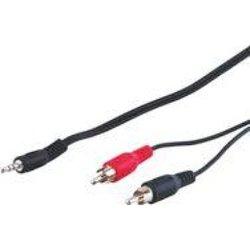 Cable Audio GOOBAY (Jack 3.5 mm - 15 m - Negro)