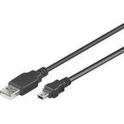 Cable Mini USB carga y sincronizacion 5 M Negro