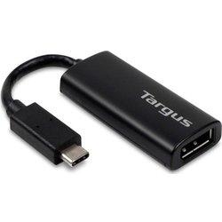 Targus ACA932EUZ adaptador de cable de vídeo 0,17 m USB C DisplayPort Negro