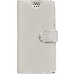 Funda Celly universal XL tipo libro blanca