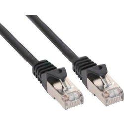 InLine 0.5m S-FTP Cat.6 0.5m Negro cable de red