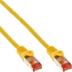 Cable de Red INLINE (RJ45 - 25 cm - Amarillo)