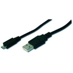 Cable USB DIGITUS USB A/Mini-USB B 1.8 m Negro