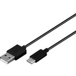 Cable USB GOOBAY (USB-C - USB-C - 1 m - Negro)