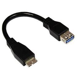 Cable de Datos ALCASA (10 cm - Negro)