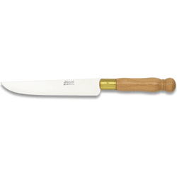 Cuchillo De Cocinero Mam, Hoja De 17,7 Cm De Acero Inoxidable, Mango De Madera, Virola De Latón, 17413