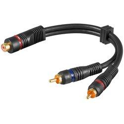 Cable de Audio GOOBAY (2 m - Negro)