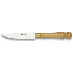 Cuchillo De Cocina Mondador Mam, Virola De Latón, Mango De Madera, Hoja De Acero Inoxidable De 8,8 Cm, 17407