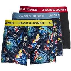 Conjunto de 3 Boxers JACK & JONES Algodón Hombre (S - Negro)