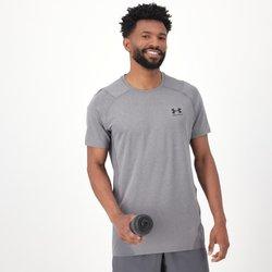 Camiseta UNDER ARMOUR Hombre (S - Gris)