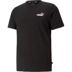 Camiseta puma ess small logo hombre negro