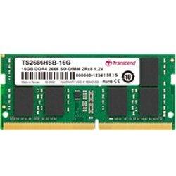 Transcend TS2666HSB-16G módulo de memoria 16 GB 2 x 8 GB DDR4 2666 MHz