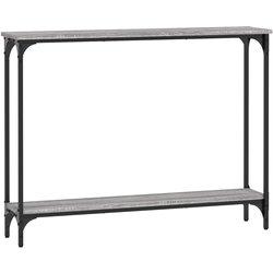 Mesa Consola VIDAXL Gris Madera contrachapada (100x22.5x75 cm)