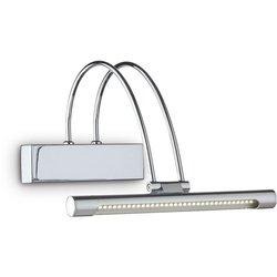 Ideal lux bow - aplique led para cuadro pequeño cromo