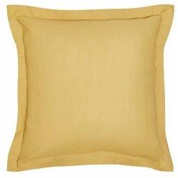 Funda de almohada - 63 x 63+5 cm lisa - ocre