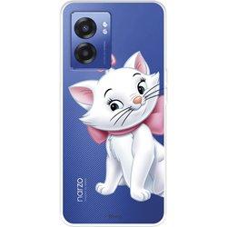 Funda Para Realme Narzo 50 5G Oficial De Disney Marie Silueta - Los Aristogatos