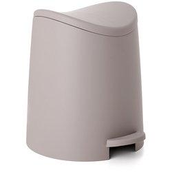 TATAY Standard - Cubo de Baño Pequeño 3L con Apertura de Pedal. Taupe