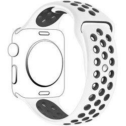 Bracelete SportyStyle para Apple Watch Series 9 Aluminum 41mm Branco / Preto