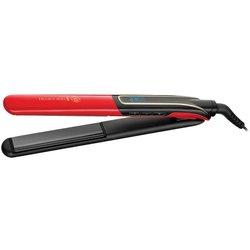 Remington Plancha de pelo multifunción Pro Sleek & Curl S6755 Manchester United Edition - temperatura regulable, indicador digital, función bloqueo, calentamiento rápido, apagado automático, dispositivo de cierre y neceser