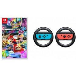 Nintendo Mario Kart 8 Deluxe Nintendo Switch + Joy-Con Wheel Juego de Volantes para Nintendo Switch OLED - (Versión ES)