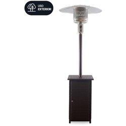 UNIVERSALBLUE FAMARA 4003SR Estufa de Exterior Seta Rattan 13000W