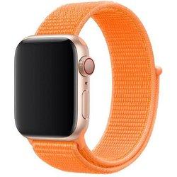 Bracelete NylonSense para Apple Watch Series 9 Aluminum 45mm Laranja