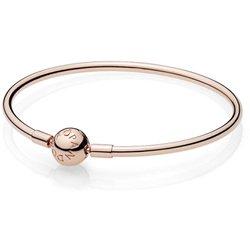 Pulsera Caña Pandora 587132-17 mujer plata Moments Rose