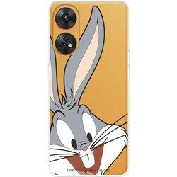 Funda para Oppo Reno 8T Oficial de Warner Bros Bugs Bunny Silueta Transparente - Looney Tunes