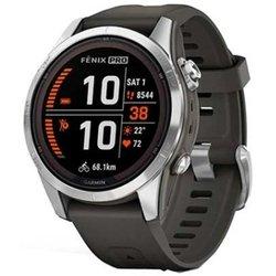 Smartwatch garmin gps fenix 7s pro solar silver gray