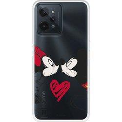 Funda Para Realme C31 Oficial De Disney Mickey Y Minnie Beso - Clásicos Disney