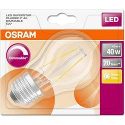 Osram SST CLAS P 40 FIL 5 W/2700 K E27, Blanco Clase de eficiencia energética G