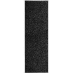 Felpudo lavable negro 60x180 cm