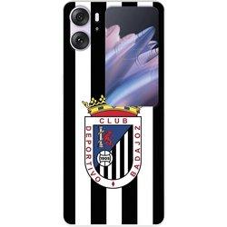 Funda para Oppo Find N2 Flip del Club Deportivo Badajoz Escudo Blanquinegro  - Licencia Oficial Club Deportivo Badajoz