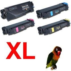 4 Toner Compatibles Kyocera TK5150 XL Ecosys M6035, M6535