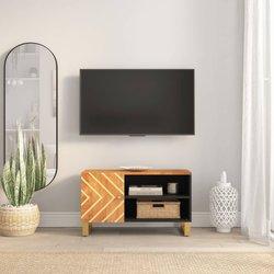 Mueble De Tv VIDAXL Marrón Madera (80x31.5x46 cm)