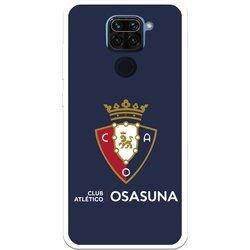 Funda para Xiaomi Redmi Note 9 del Osasuna Escudo Fondo Azul - Licencia Oficial CA Osasuna