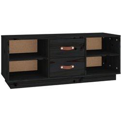 Mueble De Tv VIDAXL Negro Madera (100x34x40 cm)