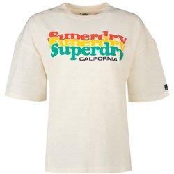 Camiseta de Mujer SUPERDRY Blanco (M)