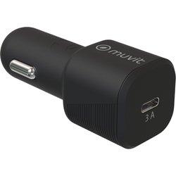 Cargador Auto USB-C MUVIT MCDCC0008 Negro