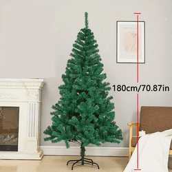 Árbol de Navidad Artificial. Árbol artificial navideño Economico, Árbol de Hoja PET, Árbol verde Navidad,  60cm 90cm 120cm 150cm 180cm 210cm Arbol barato Decoración Hogar, Jardin, Centro Comercial, Restaurante