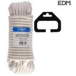 Madeja de cable EDM Goma Blanco 15 m