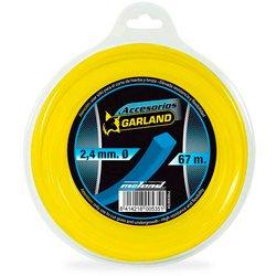 Garland - Dispensador nylon cuadrado 67m diámetro 2,4mm