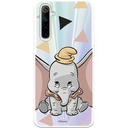 Funda para Realme 6 Oficial de Disney Dumbo Silueta Transparente - Dumbo