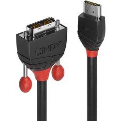 Cable HDMI a DVI LINDY 36270 Negro 1 m