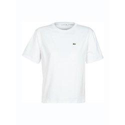 Camiseta LACOSTE Algodón para Mujer (38 - Blanco)